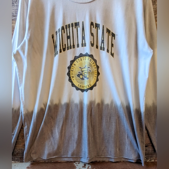 Wichita State (WSU) Tie Dye Gray Tunic - Picture 4 of 13
